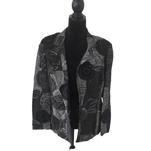 Joseph Ribkoff Patchwork Quilted Blazer Size 12 - Picture 1 of 4